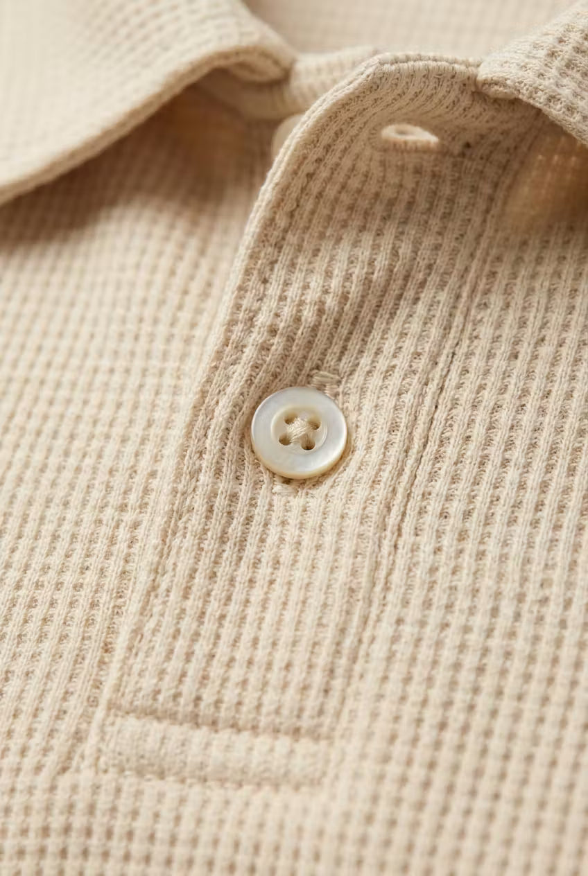 Polo punto waffle Seabrook
