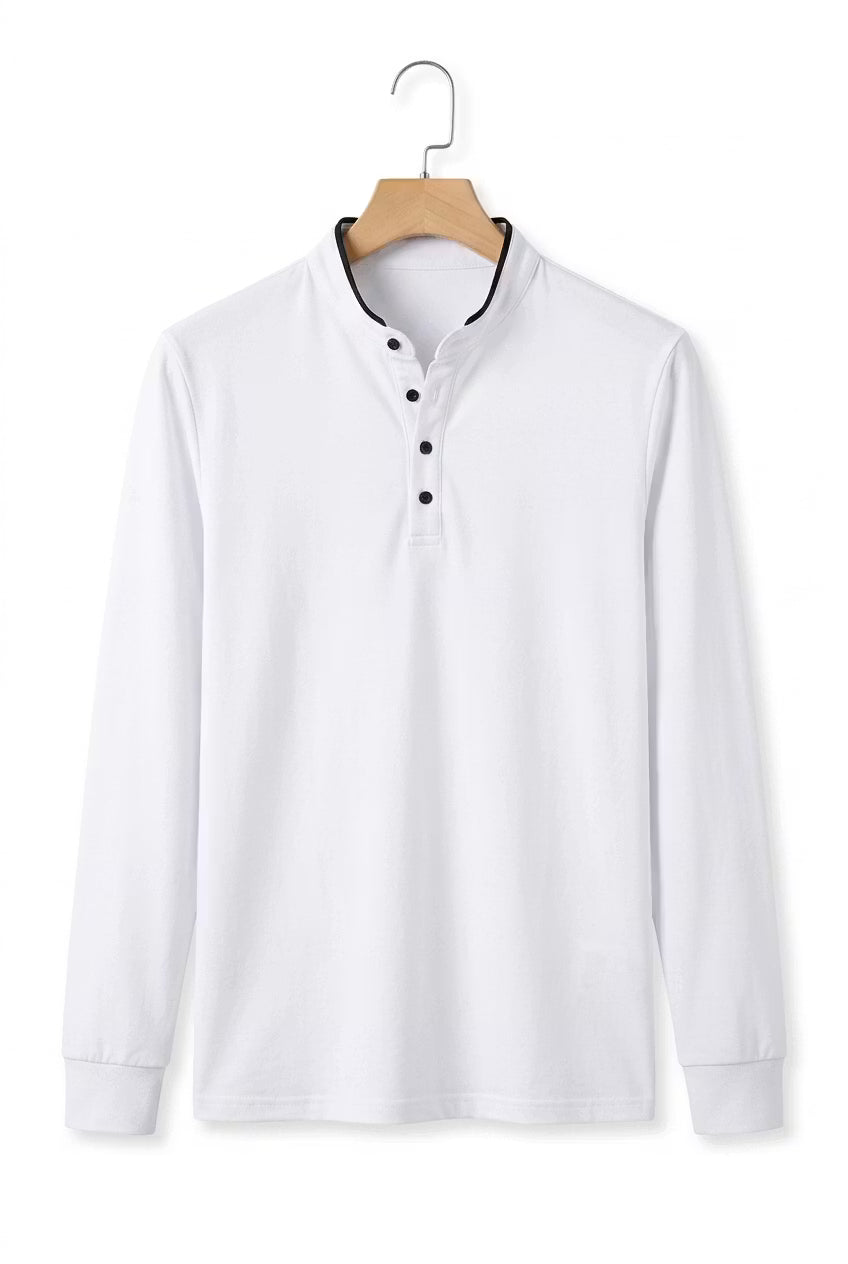 Northshore Stand Collar Henley