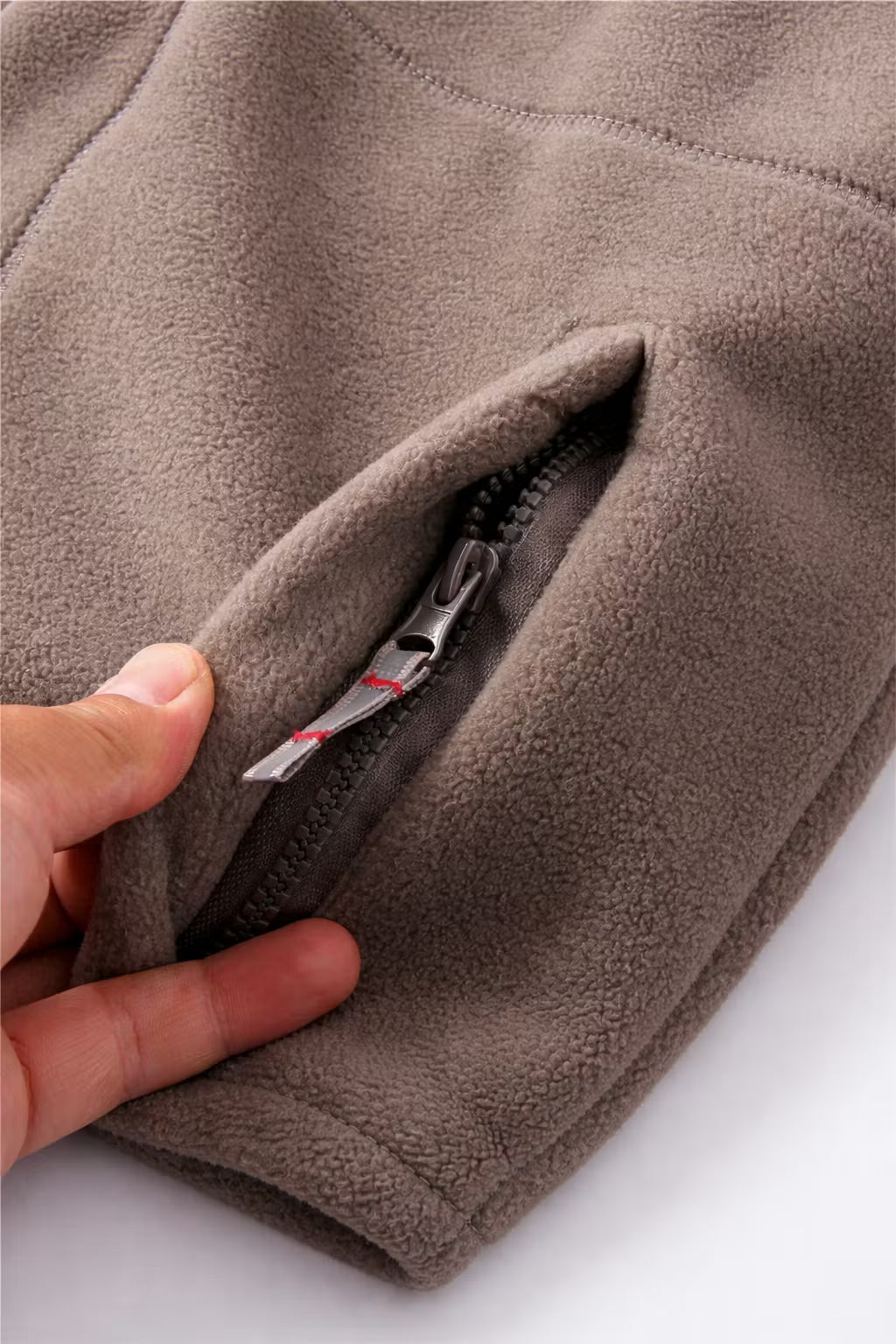 Men’s Fleece Jacket With Zip Front