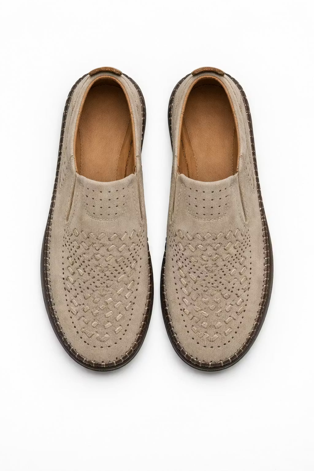 PerforaFlex Slip-On Leather Loafers