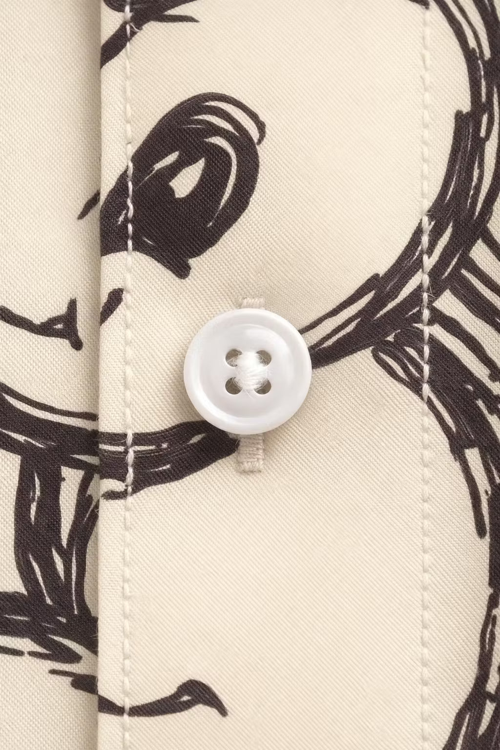 Graphic Smiley Print Short Sleeve Button Shirt