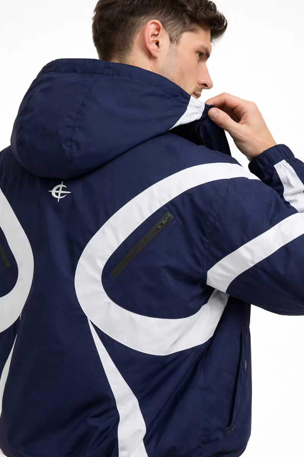 The Glacier Panel Crinkle Track Jacket