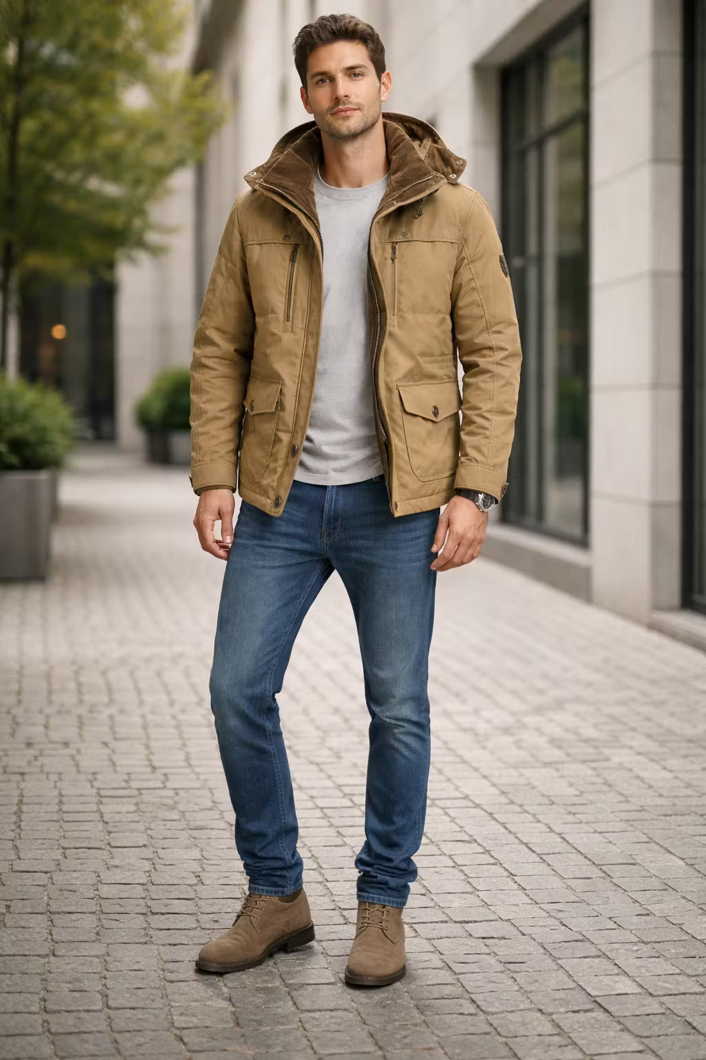 Men’s Winter Hooded Jacket