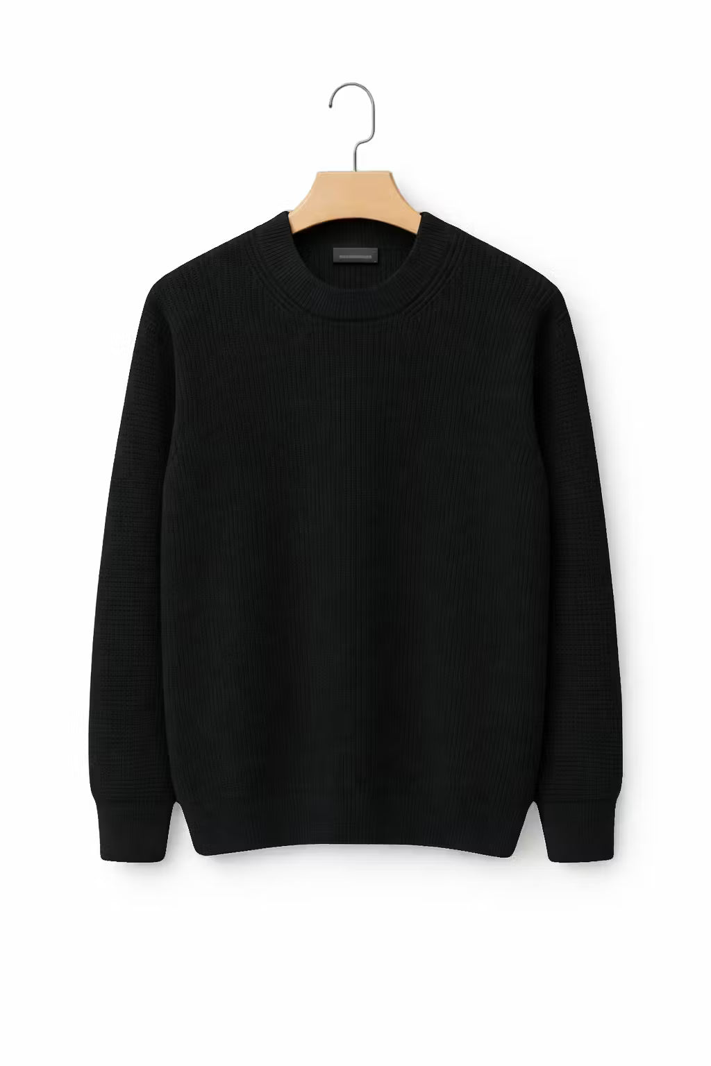 Ribbed Knit Long Sleeve Shirt