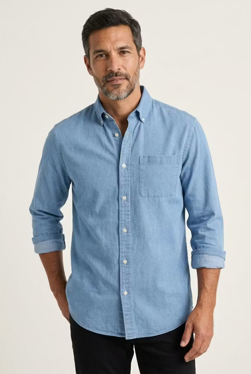 Washed Chambray Shirt