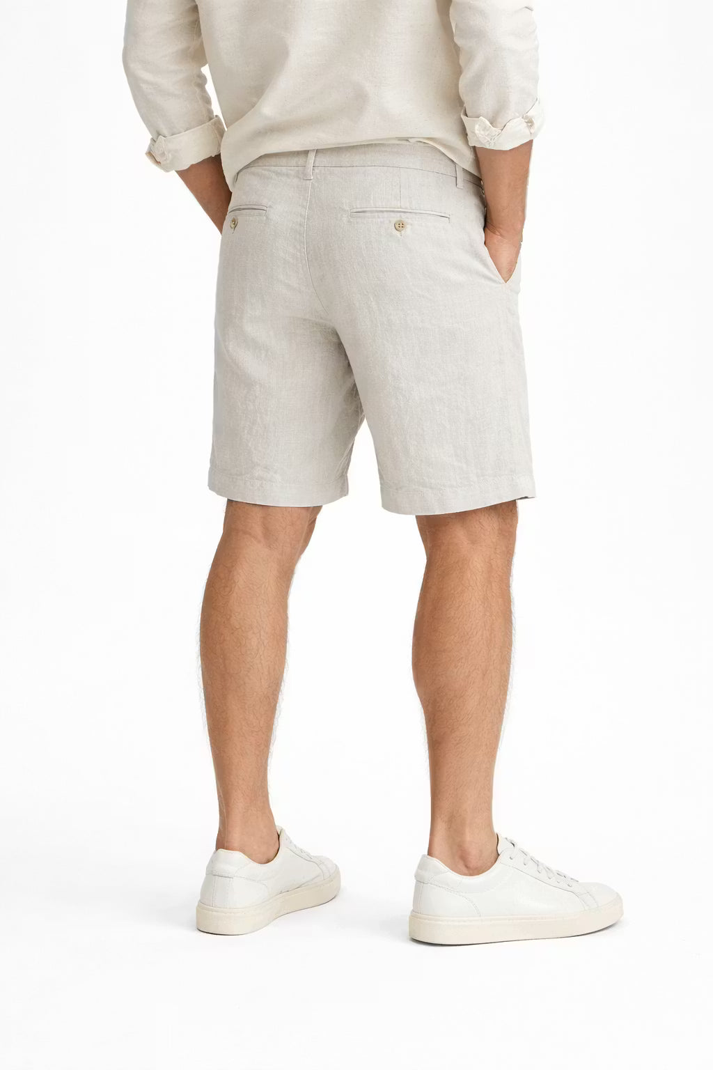 Men’s Soft Lounge Shorts With Elastic Waist Drawstring And Relaxed Fit