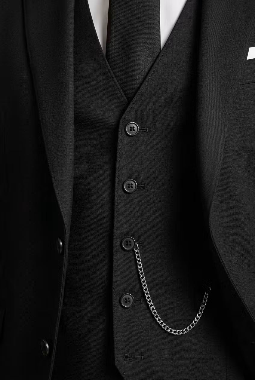 Tailored Three-Piece Formal Suit