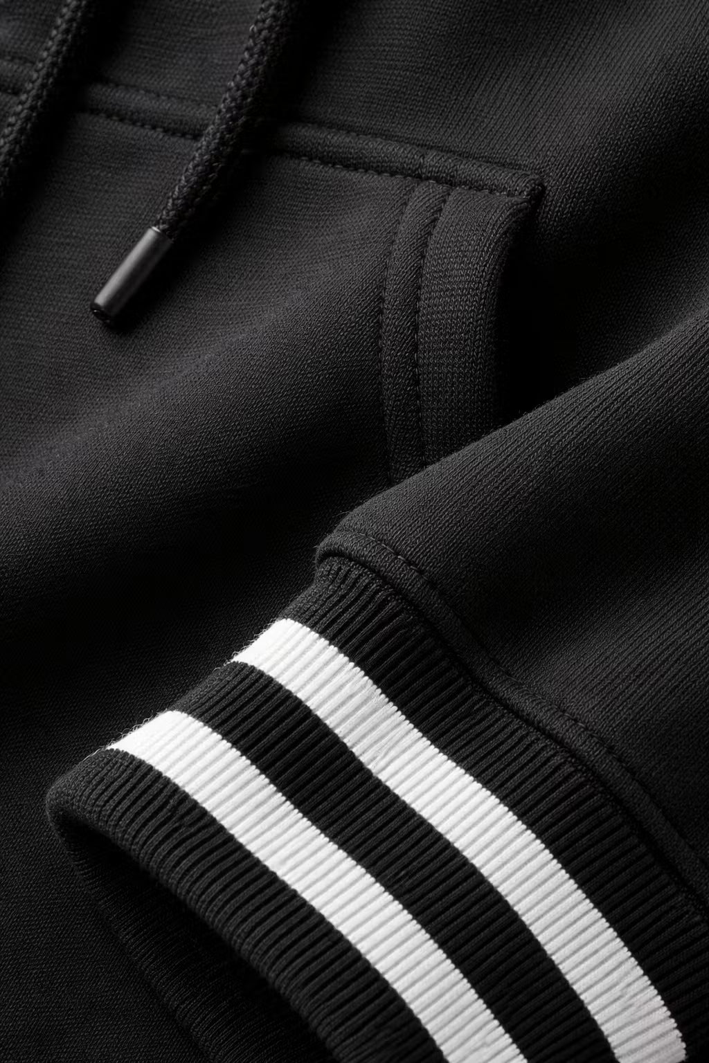 Structured Hoodie and Jogger Trousers Set