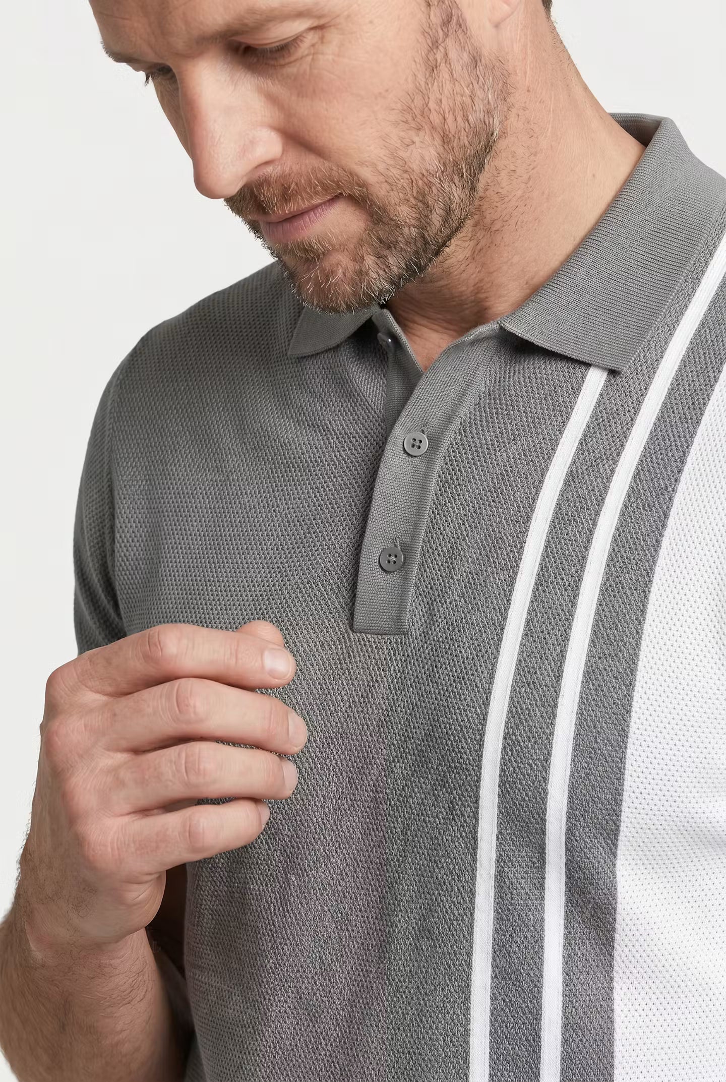 Sutton Stripe Golf Polo