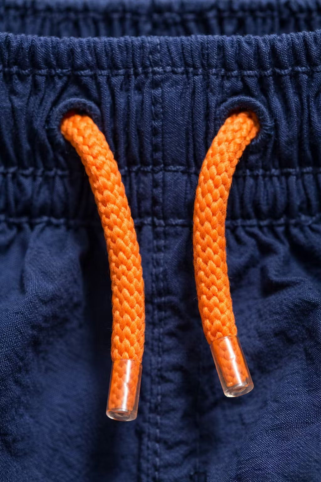 Elastic Drawstring Nylon Shorts
