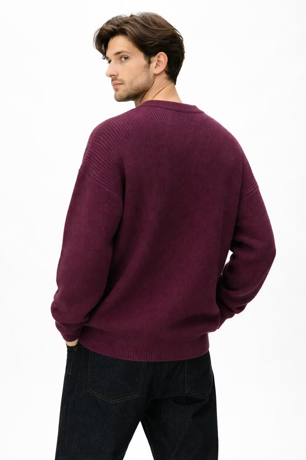 Ribbed Knit Crew