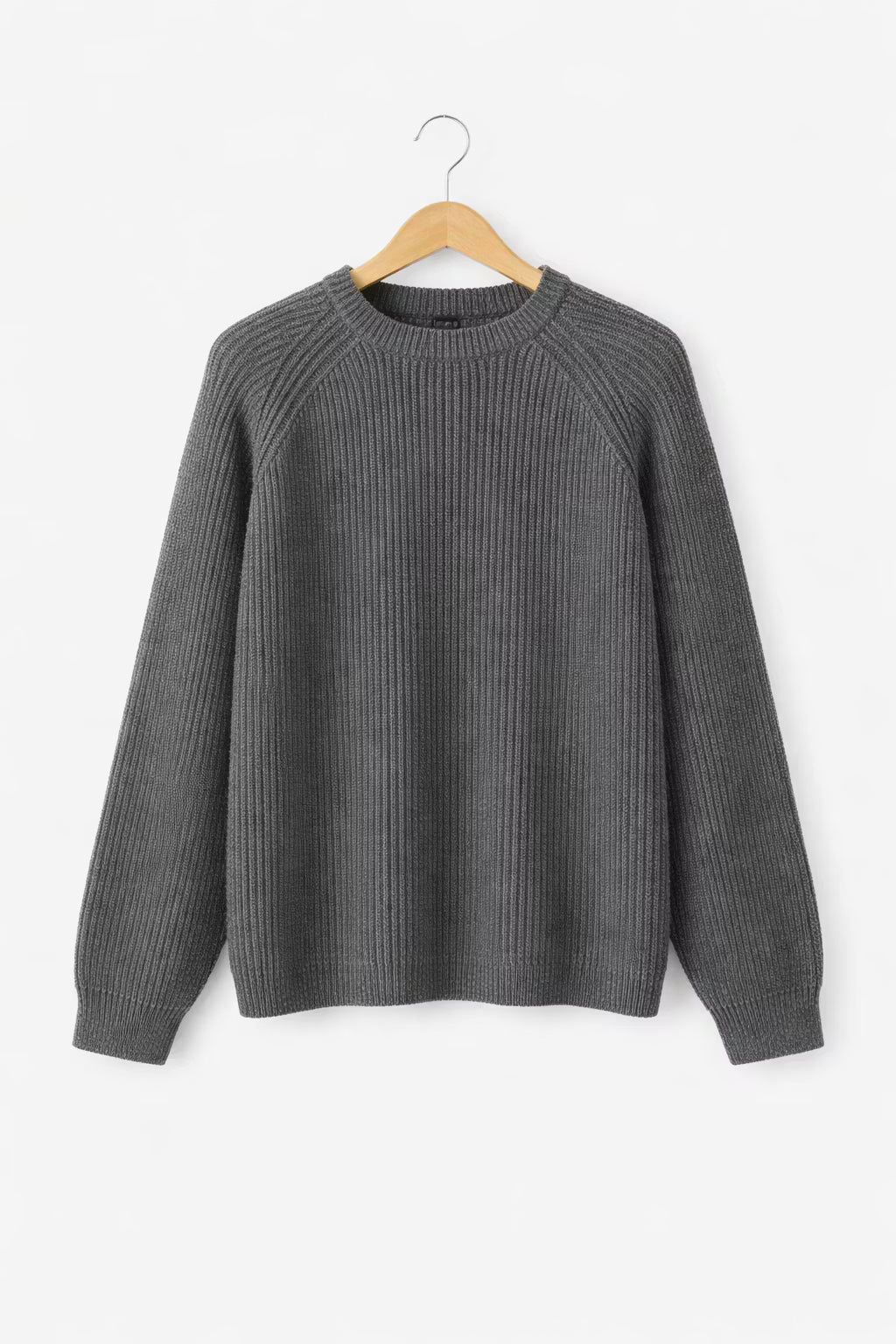 Raglan Rib Knit Crew
