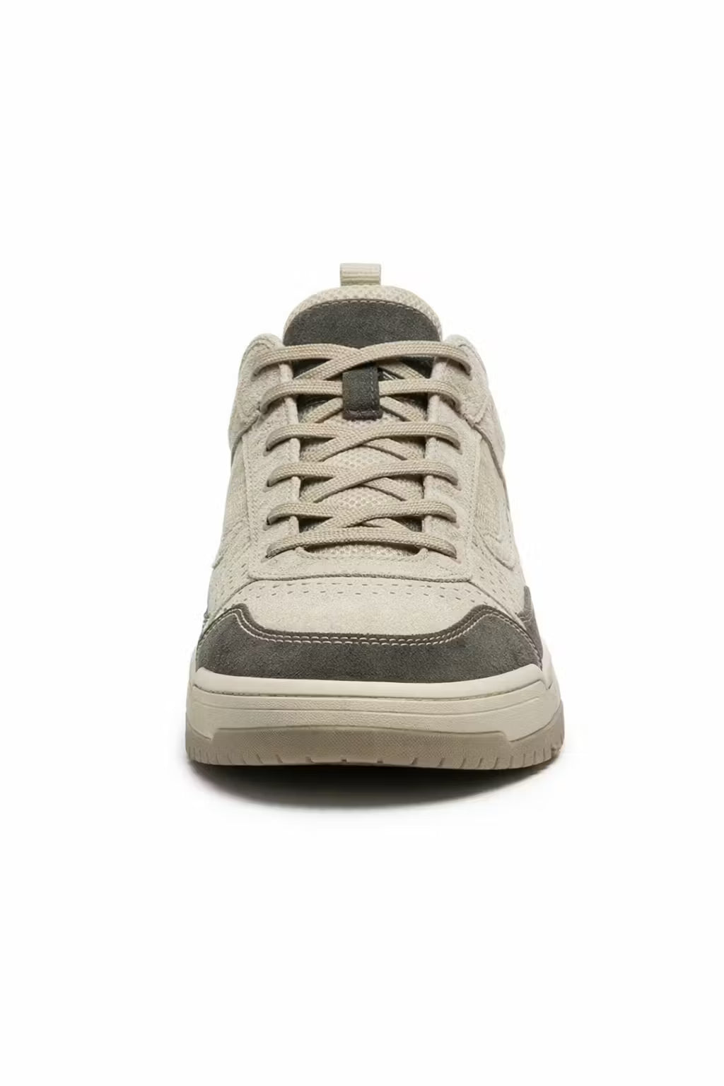 Mesh Panel Low-Top Skate Sneakers