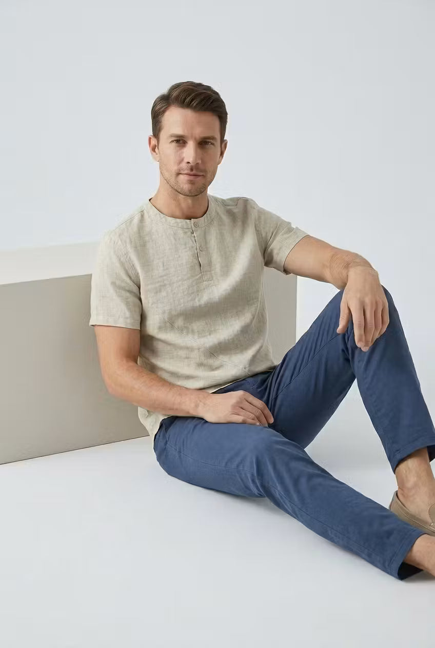 Casual Summer Henley