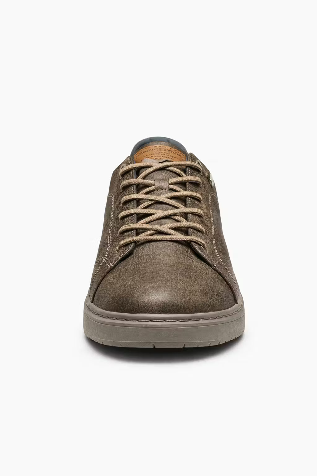 Vintage Grain Lace-Up Low-Top Sneakers