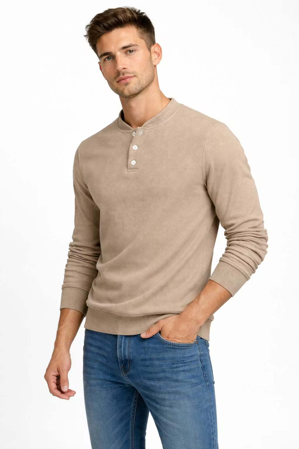 Bayside Waffle Knit Pullover