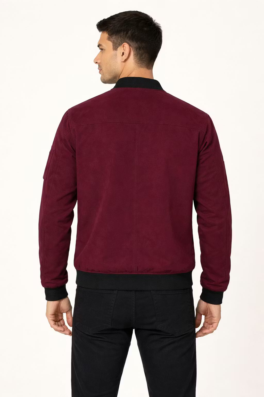 Structured Zip Bomber Jacket