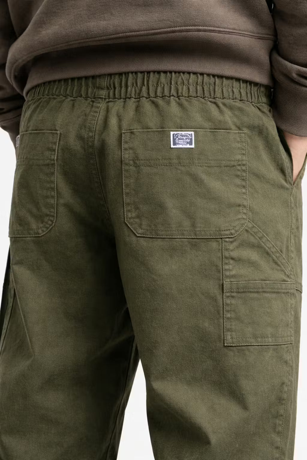 Relaxed Utility Straight-Leg Trousers