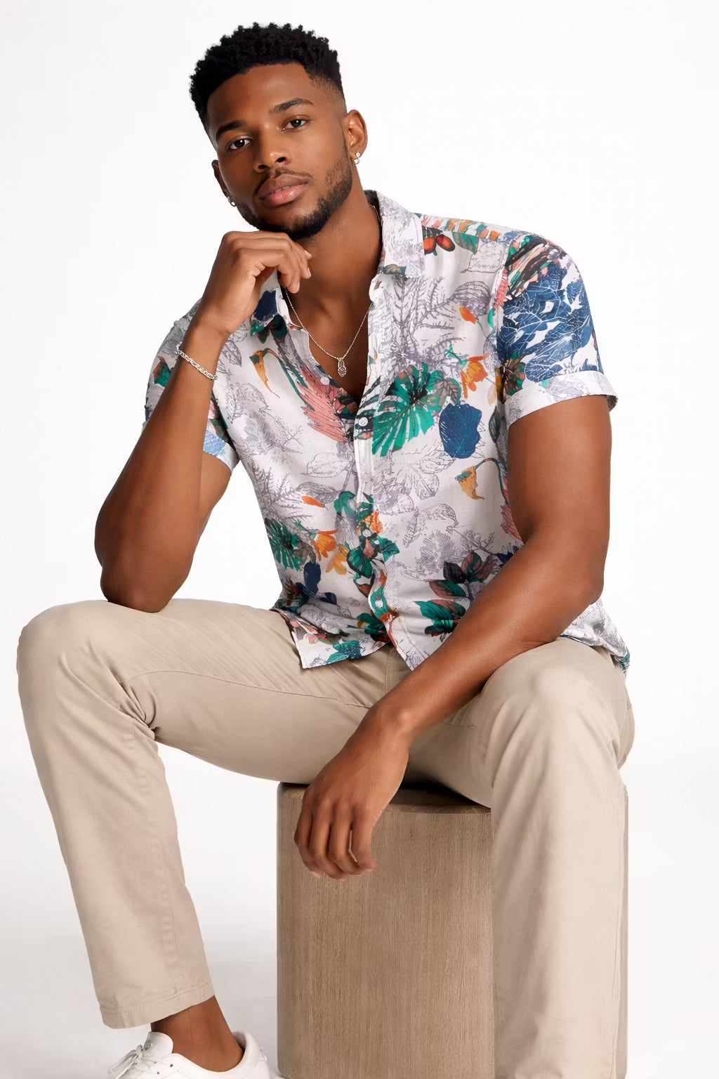 Tropic Sketch Lyocell Print Shirt