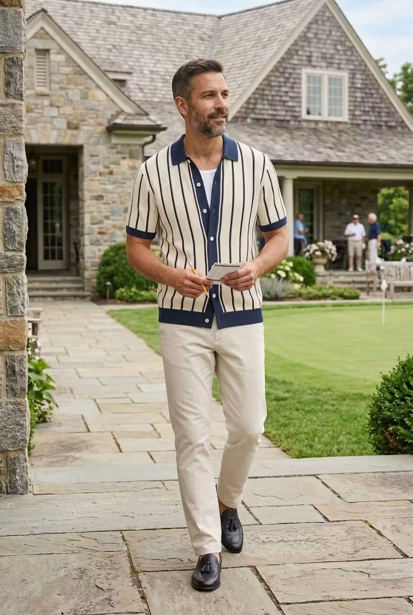 The Whitmore Stripe Polo