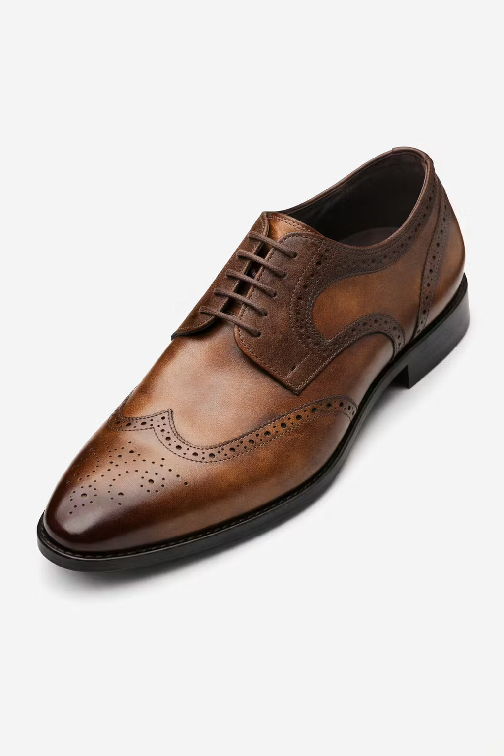 Heritage Wingtip Lace-Up Oxford Shoes