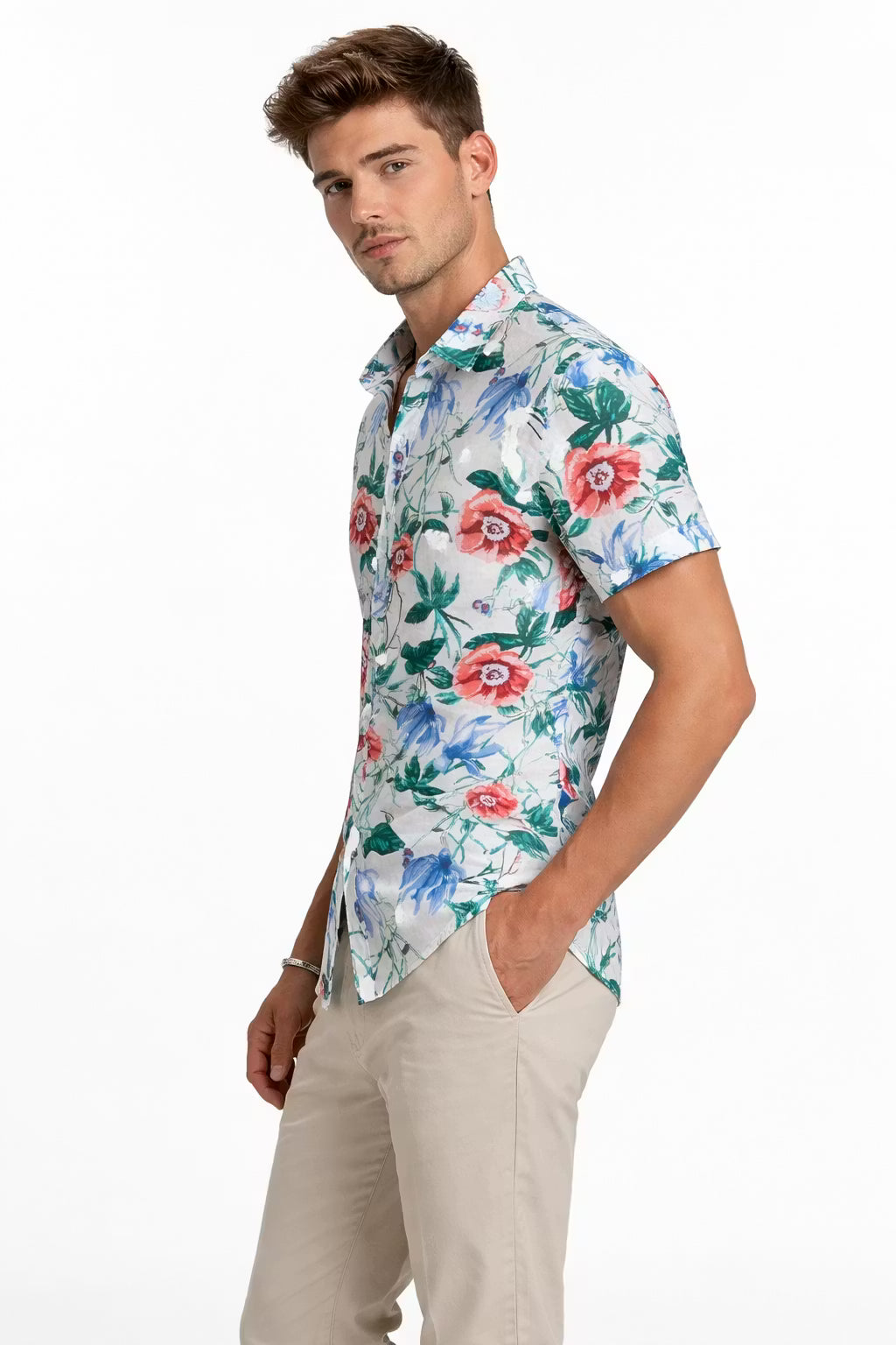 Tencel Lyocell Floral Resort Shirt