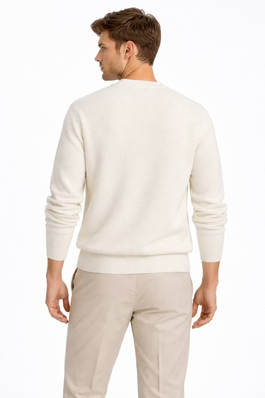 Ribbed Knit Long Sleeve Shirt