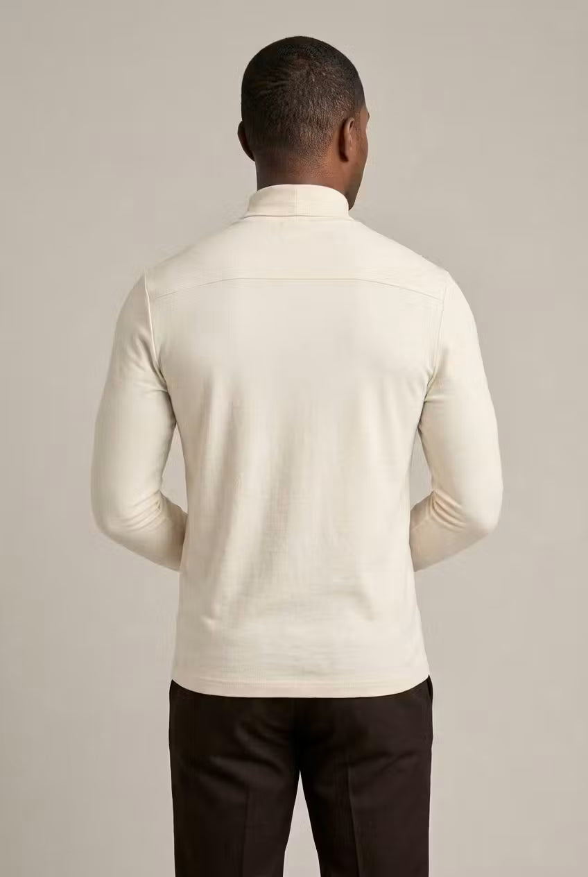Men’s Long Sleeve Mock Neck Top