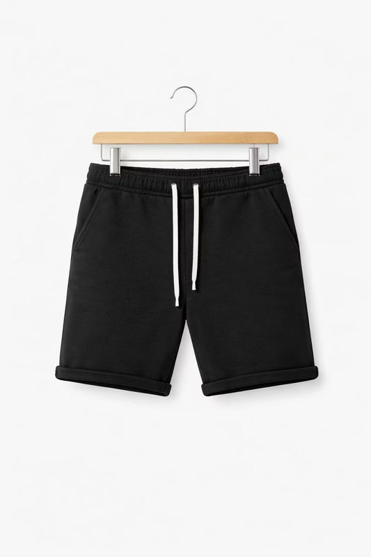 Lounge shorts met trekkoord