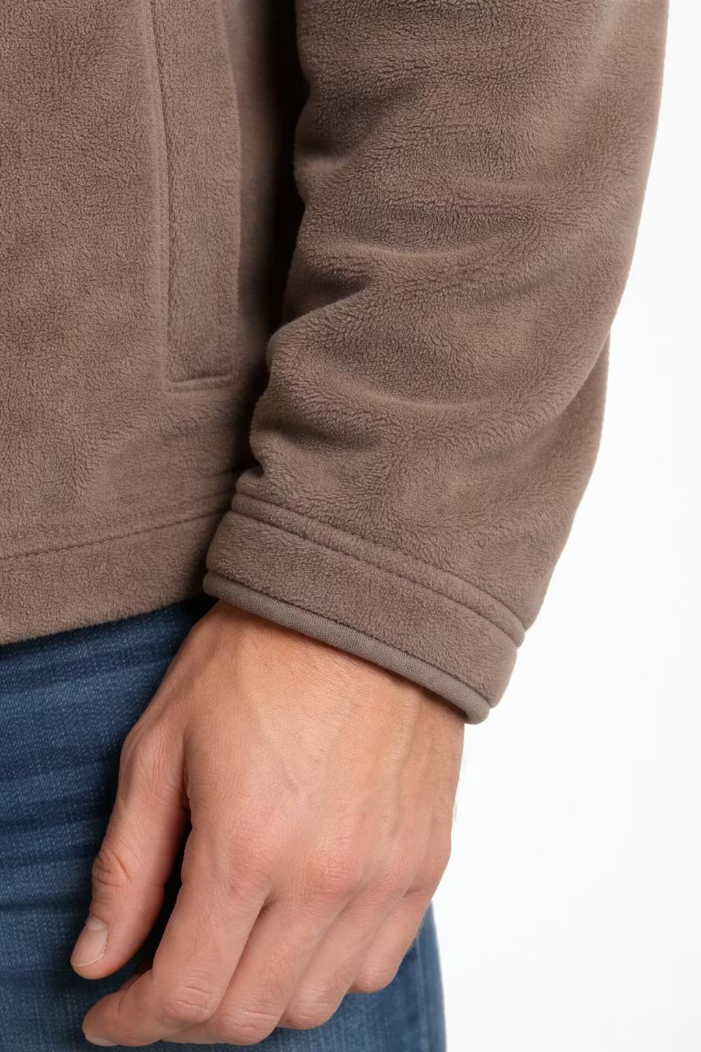 Men’s Fleece Jacket With Zip Front