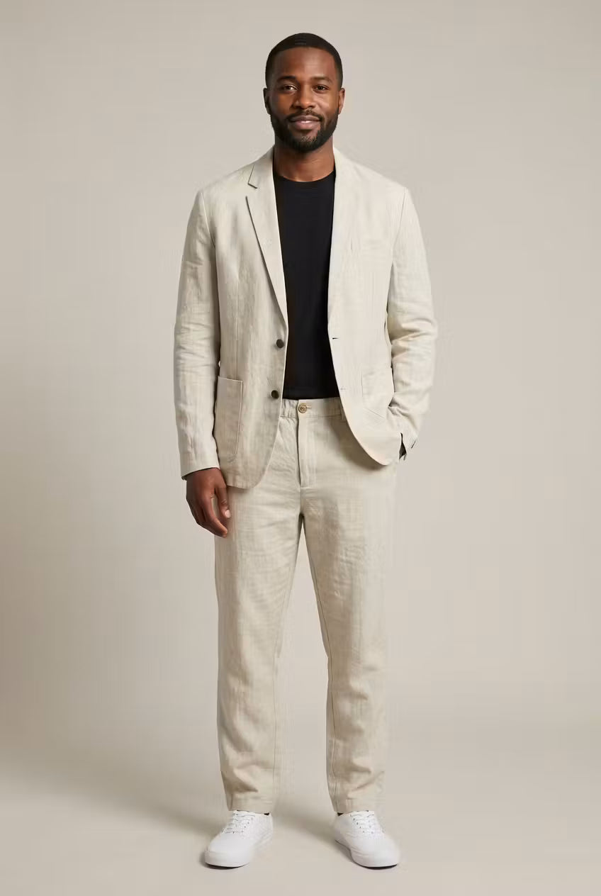 Relaxed Linen Suit Set