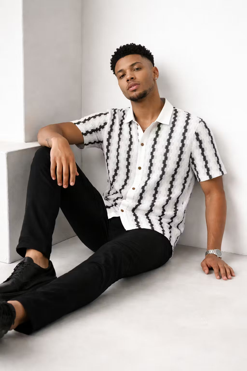 Monarch Textured Knit Shirt
