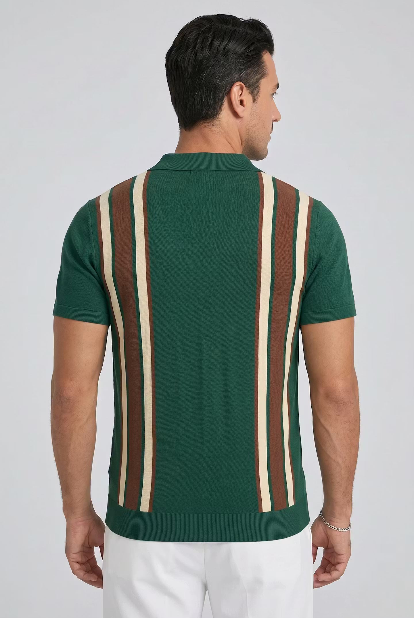 Monroe Stripe Knit Shirt