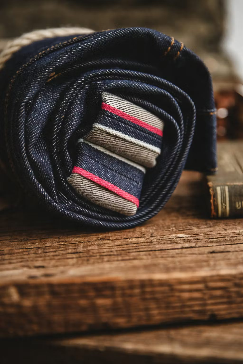 Raw Indigo Slim Straight Denim Pant