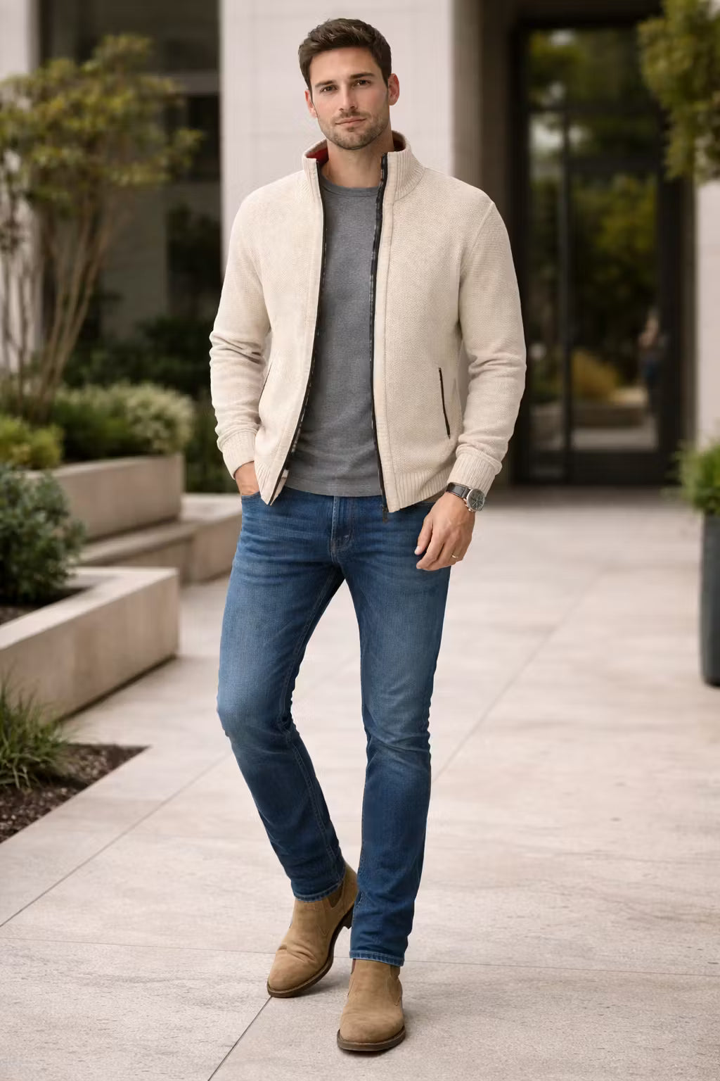 Modern Urban Outer Layer Jacket