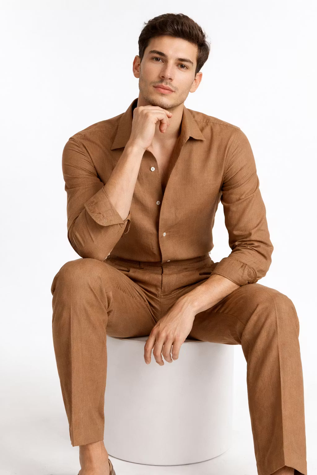 The TerraLoom Linen Overshirt