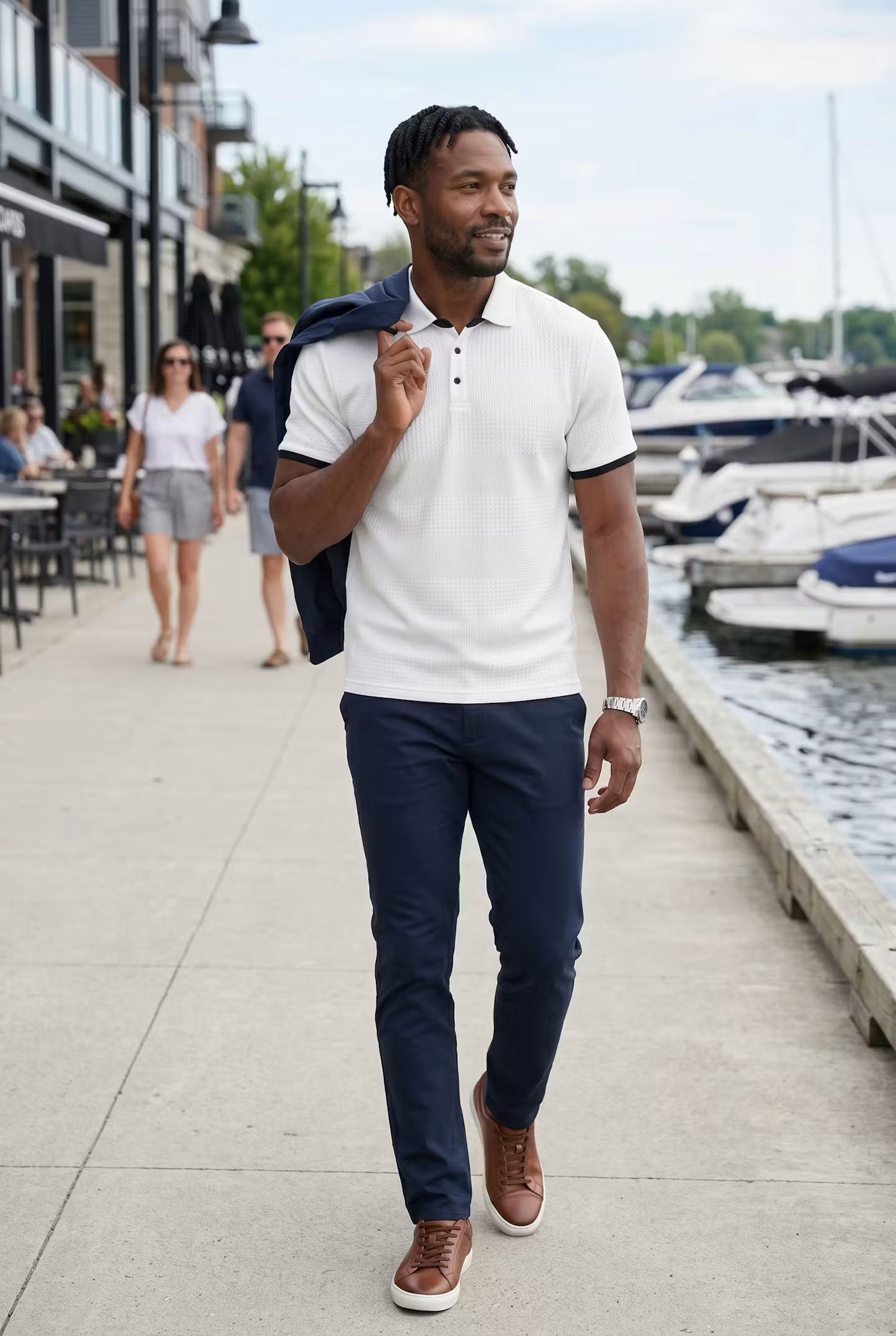 Preston Jacquard Polo