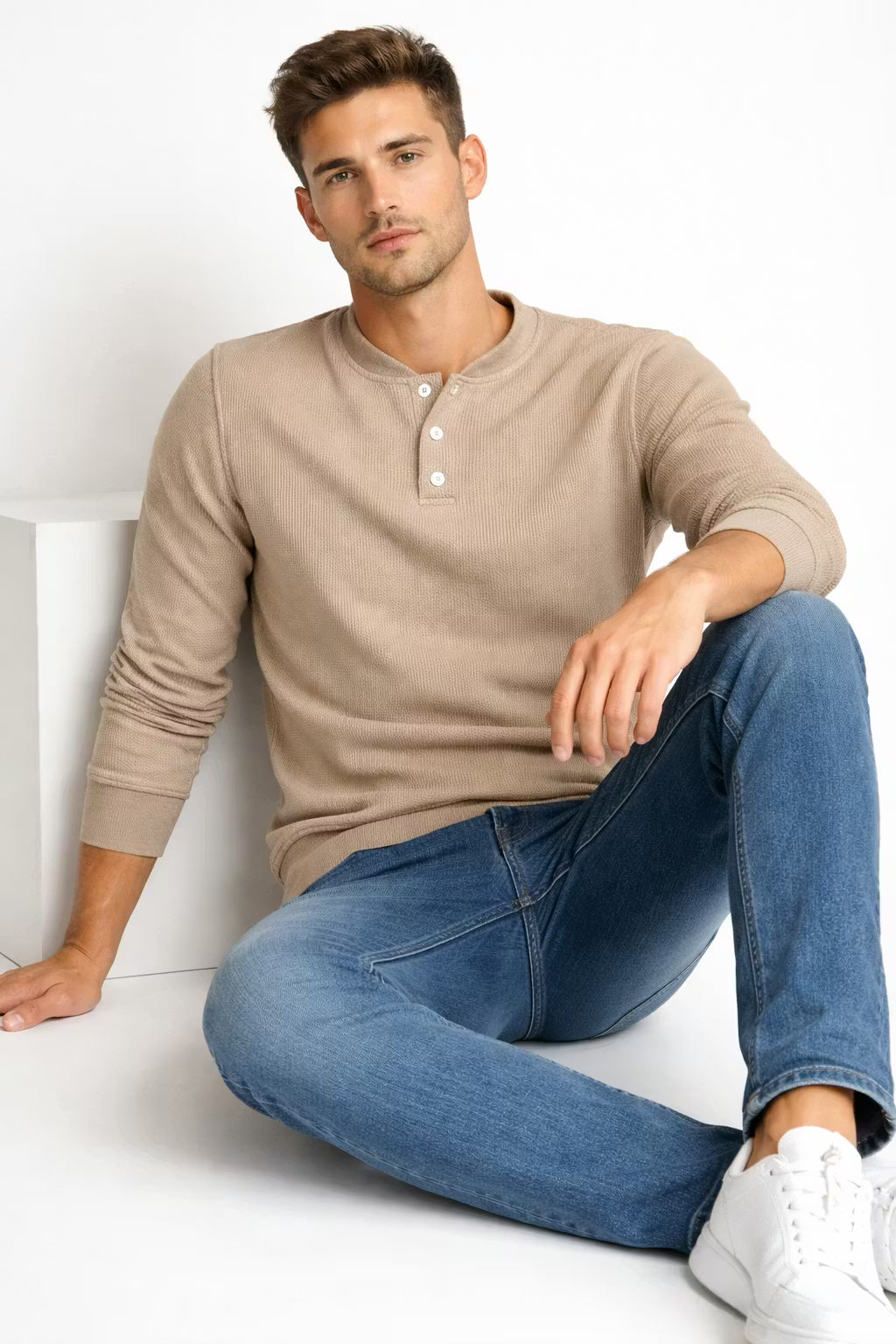 Bayside Waffle Knit Pullover