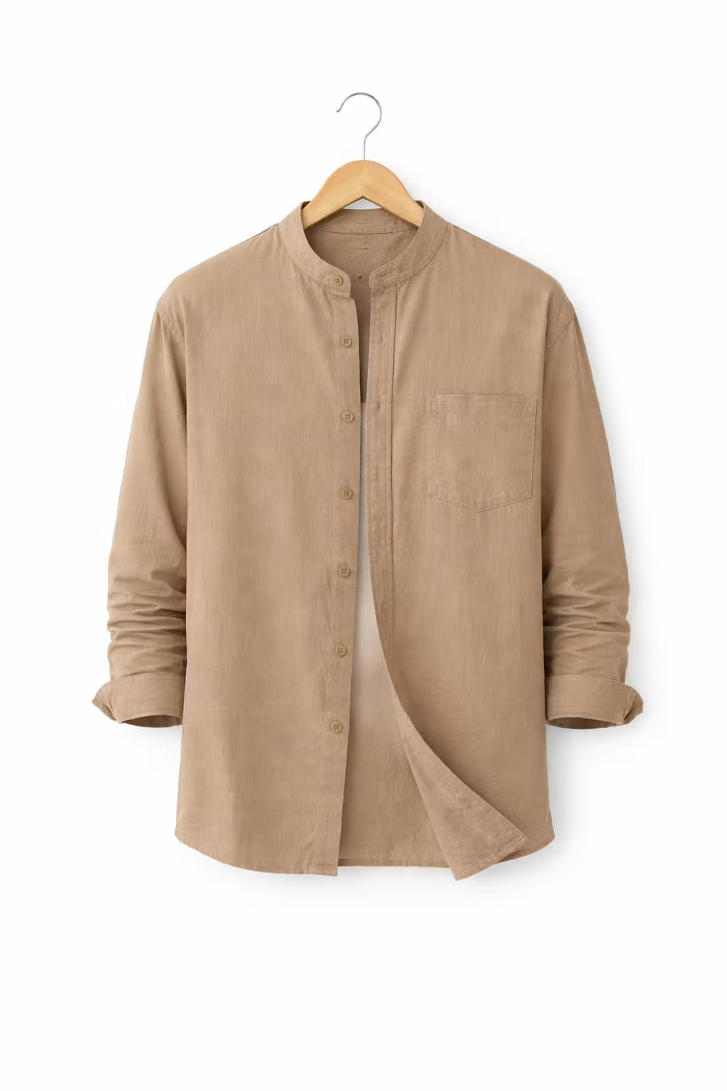 Men’s Linen Home Long Sleeve Button Shirt