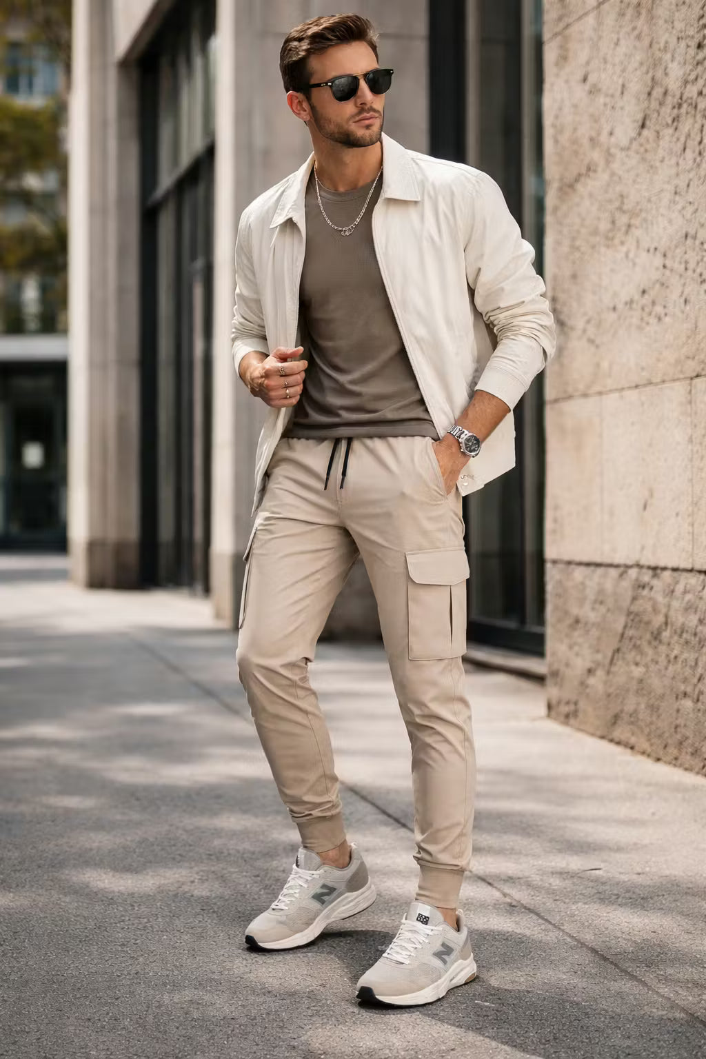 Men’s Athletic Cargo Joggers