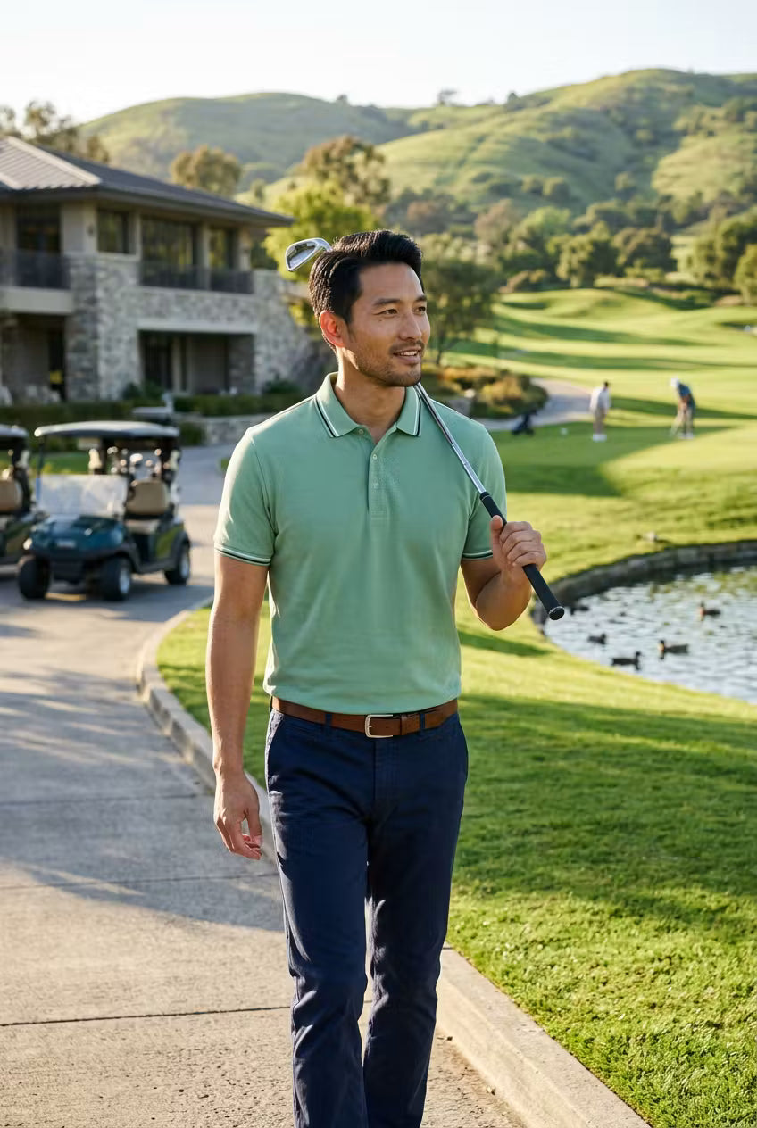 Clubhouse Ice Silk Golf Polo