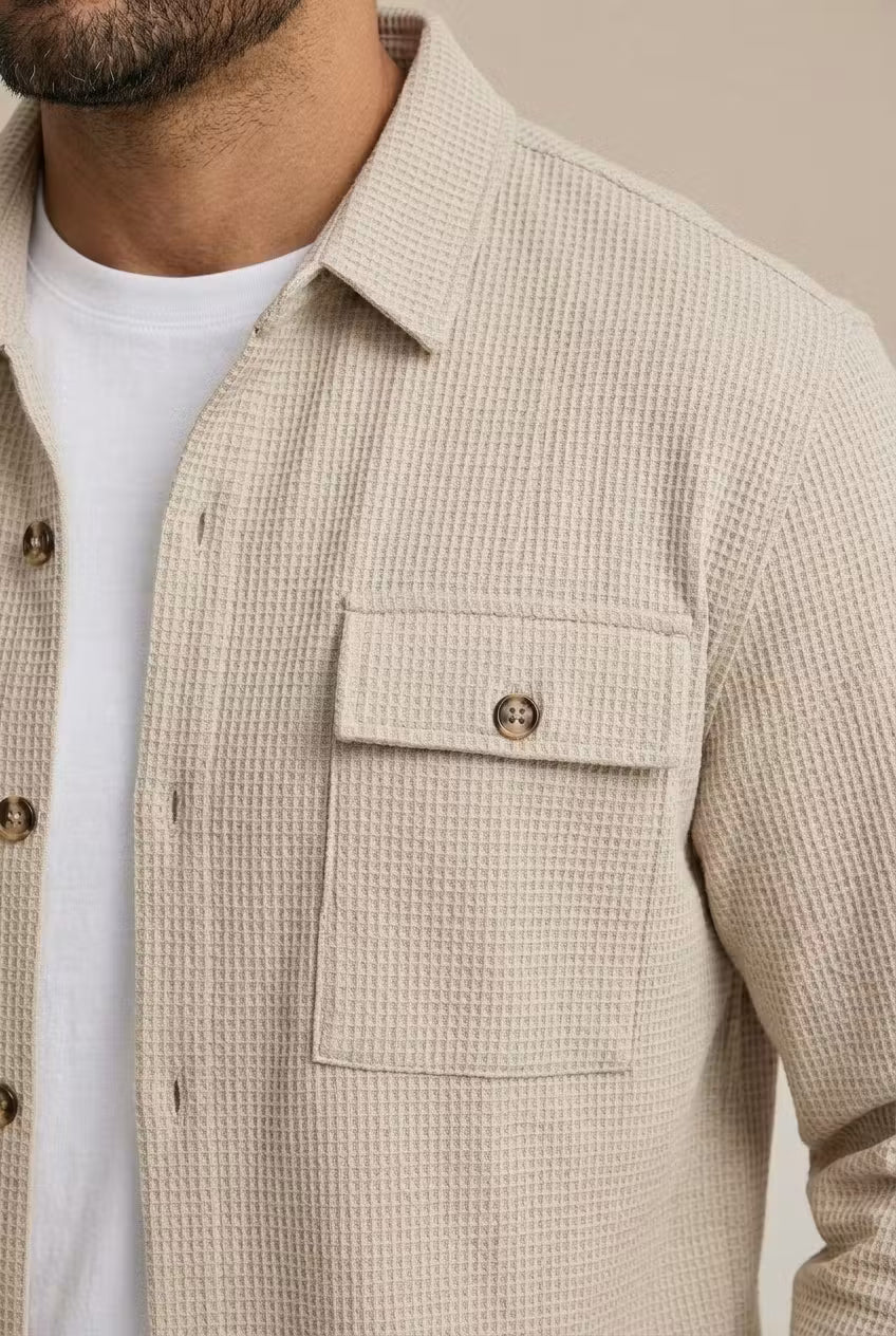 The Alder Waffle Overshirt