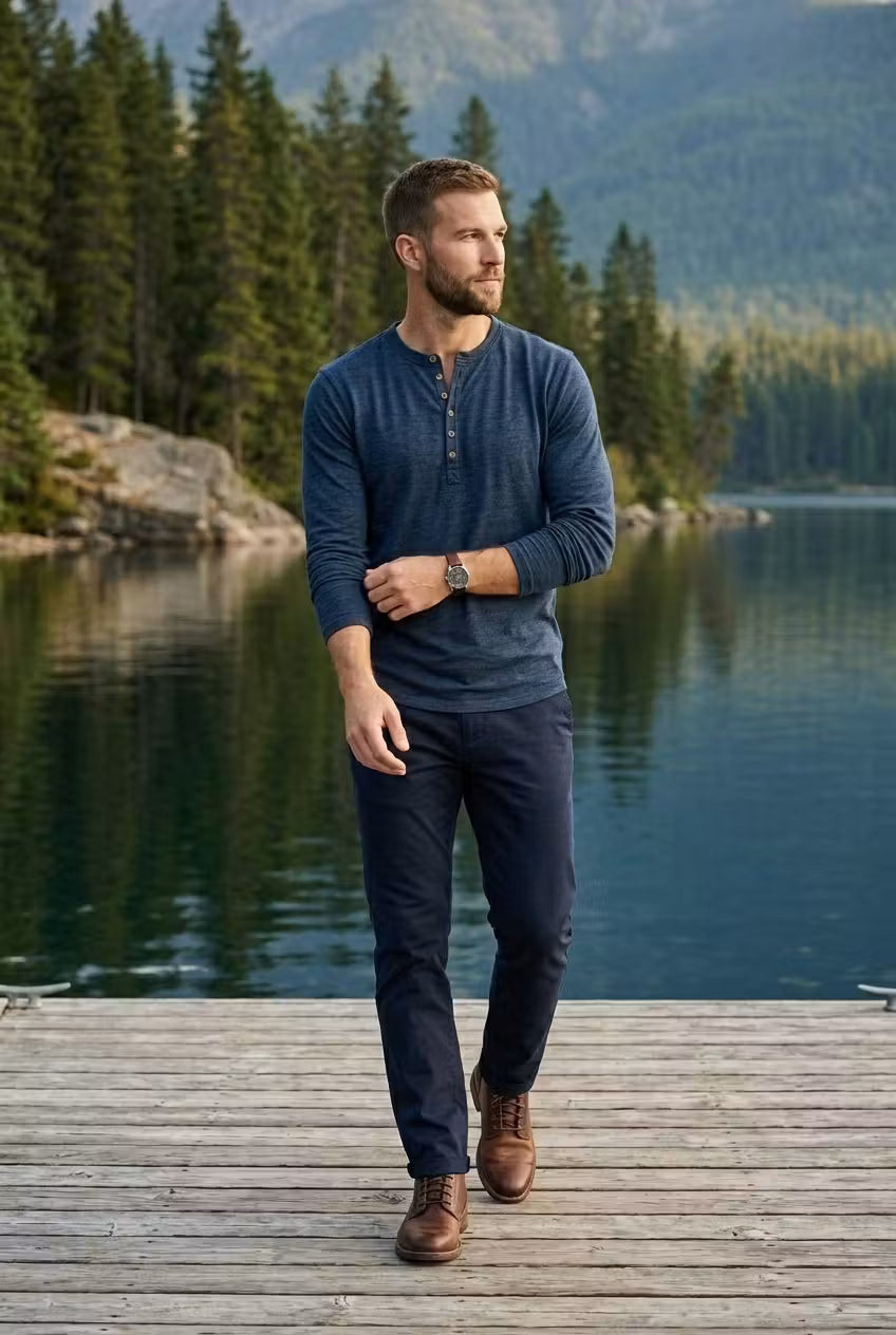 Men’s Crew Henley