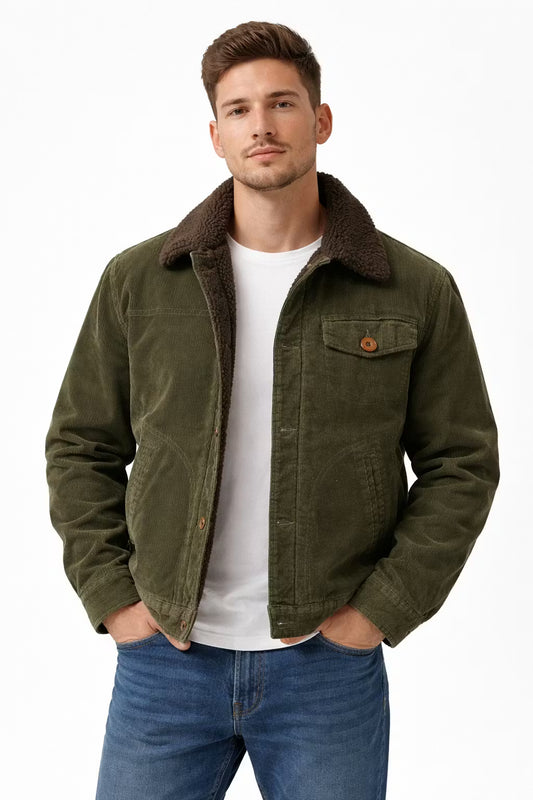 Timberline corduroy sherpa jack