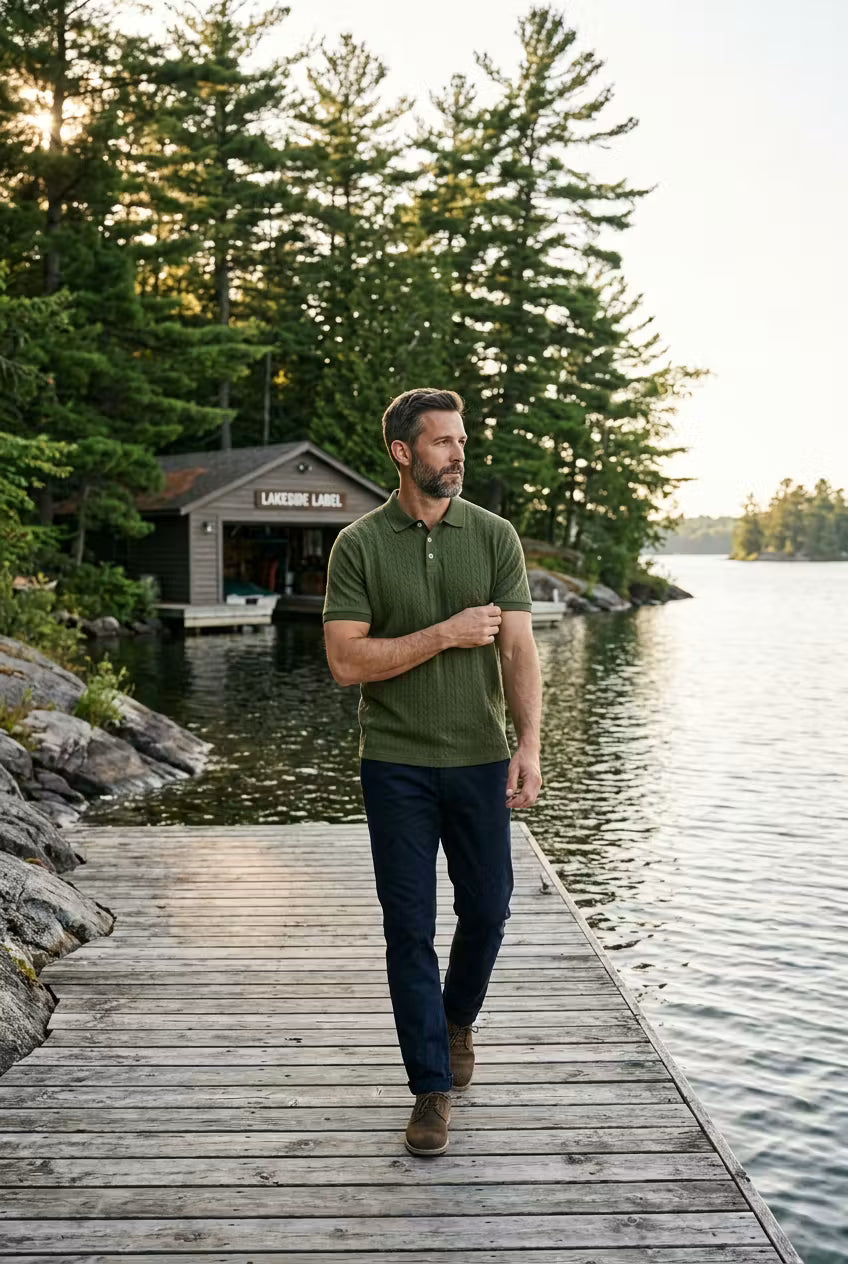 Monaco Jacquard Polo