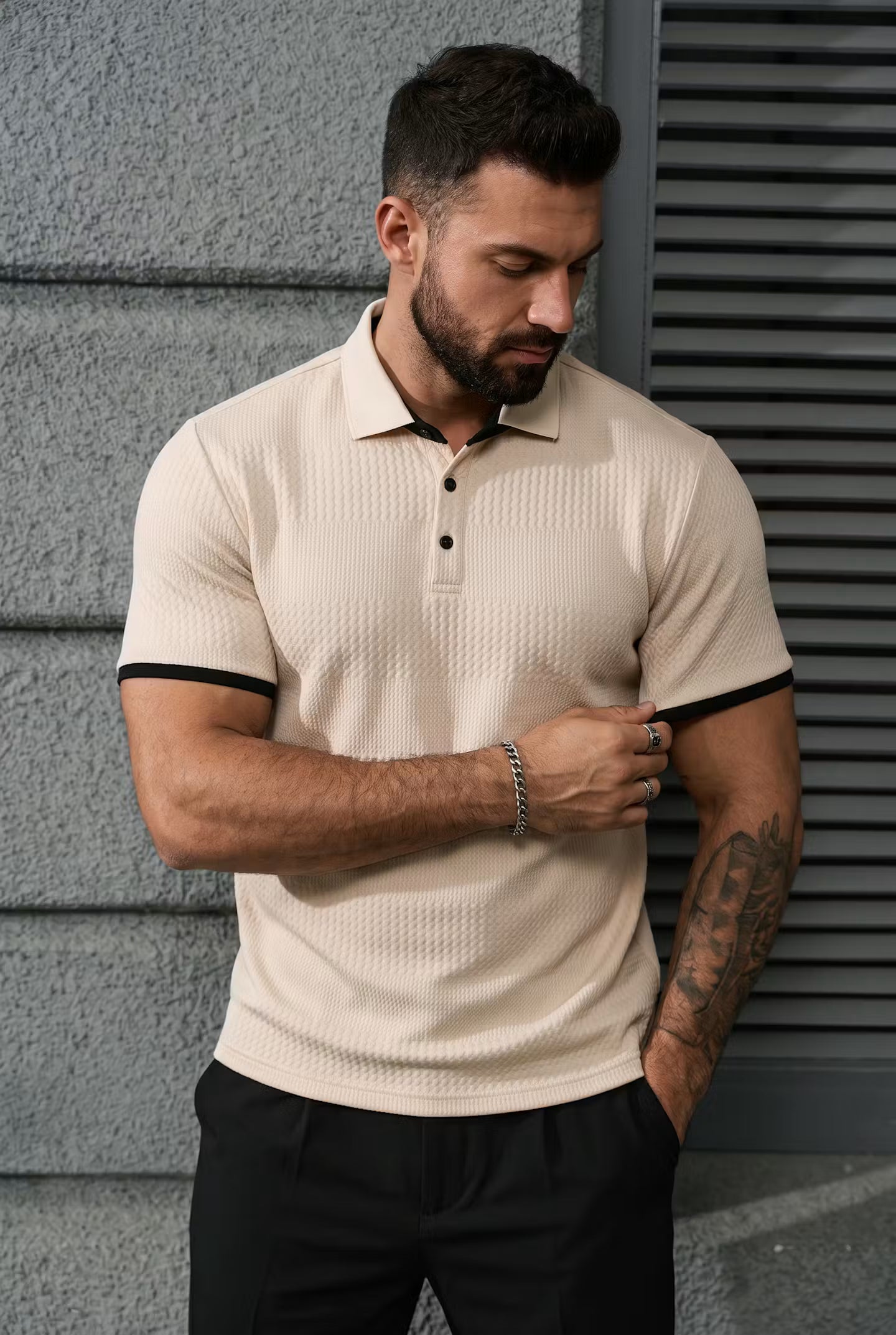 Preston Jacquard Polo