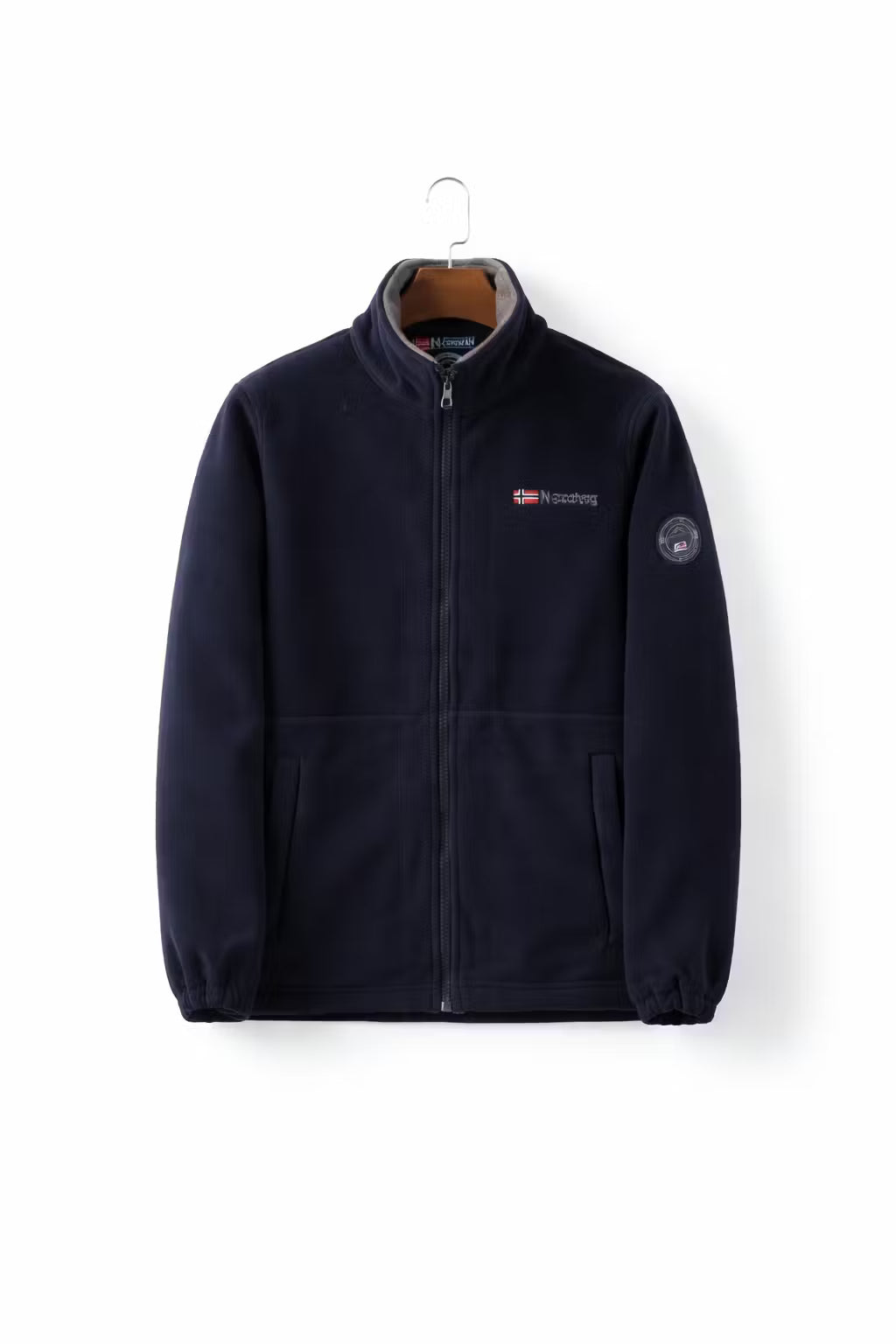 Men’s Fleece Jacket With Zip Front