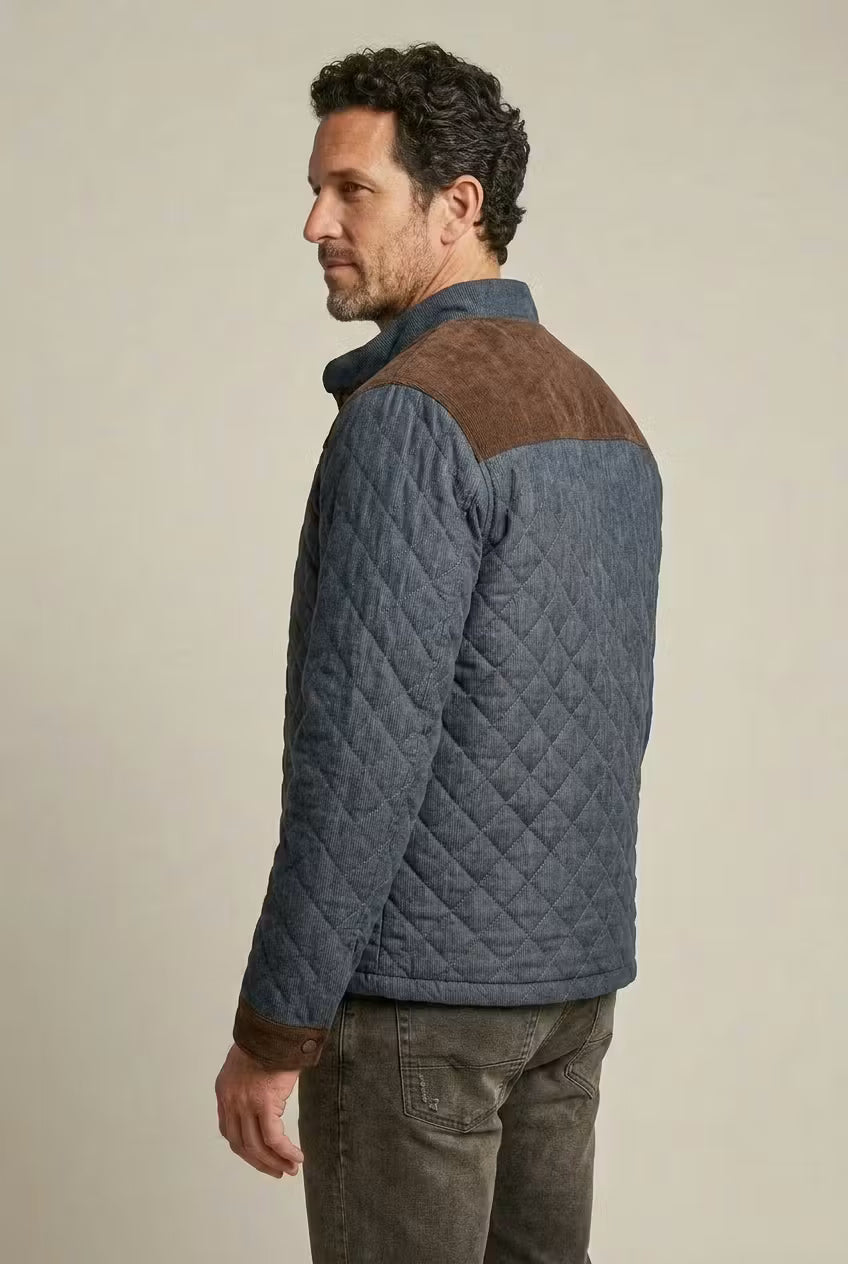 Heritage Quilted Stand Collar Jacket