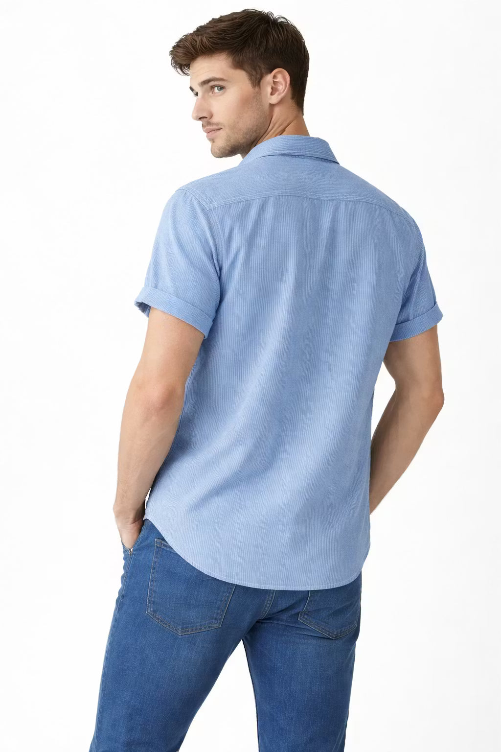 Riviera Textured Woven Button Shirt