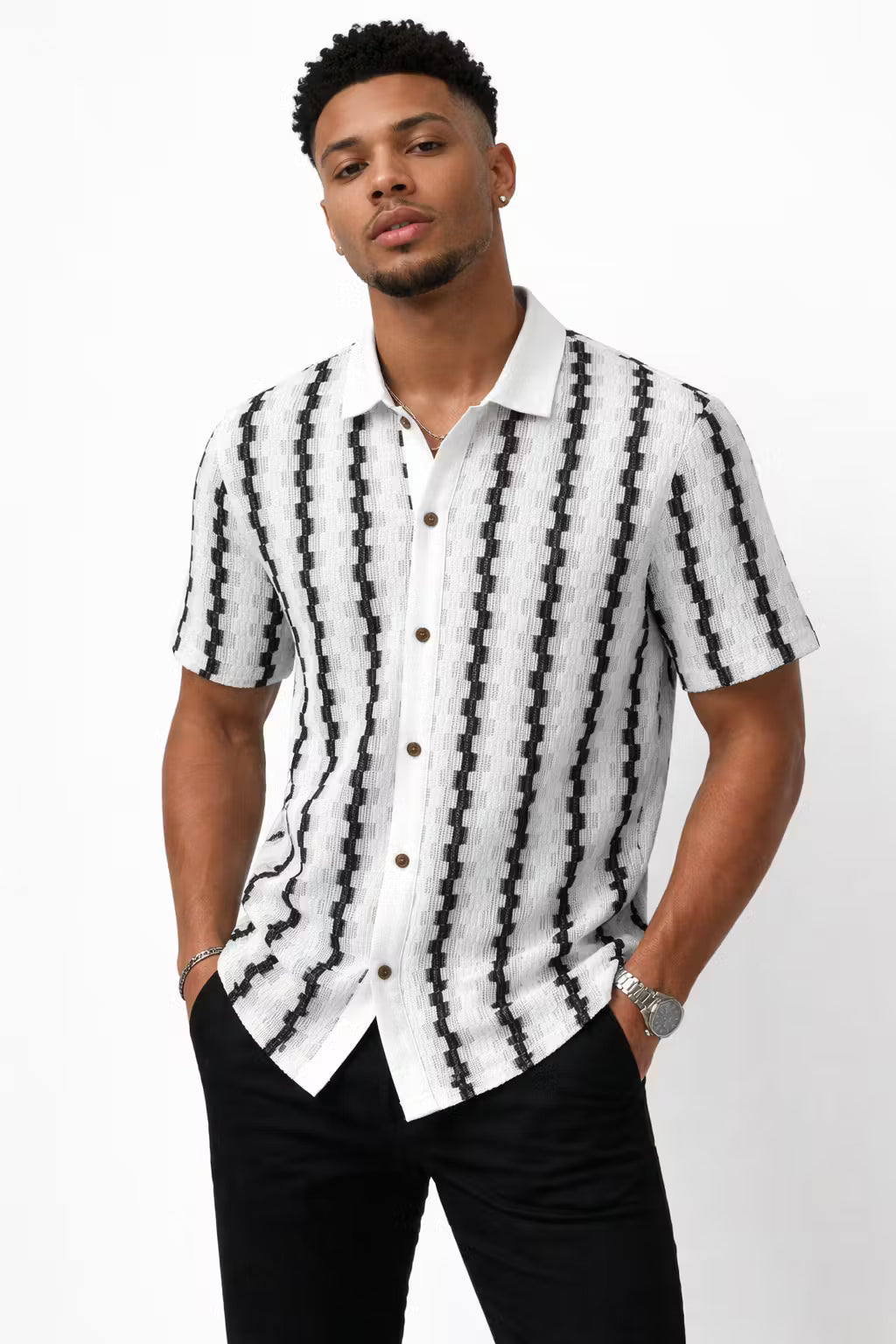 Monarch Textured Knit Shirt